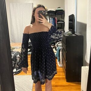 Off the shoulder dress